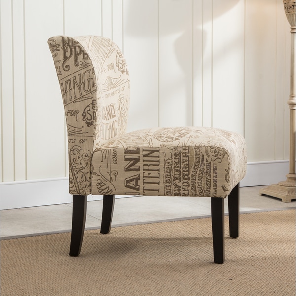 The Curated Nomad Pavilion Upholstered Armless Accent Slipper Chair