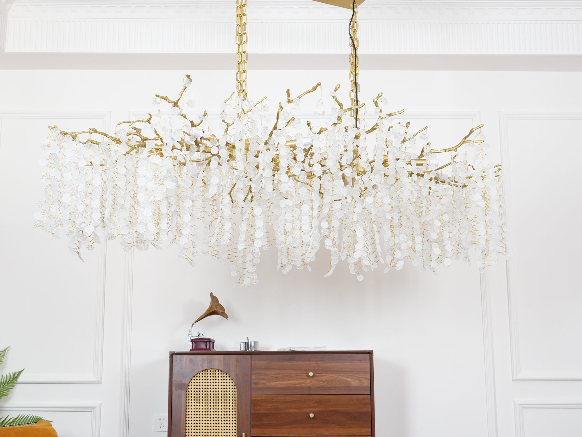 Shiro Noda Crystal Chandelier