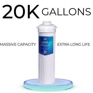 DRINKPOD 20000 Gal. Under Sink Water Filtration System High Capacity with Multi Stage Filtration System DPWF20K