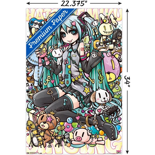 Trends International Hatsune Miku Toys Unframed Wall Poster Prints