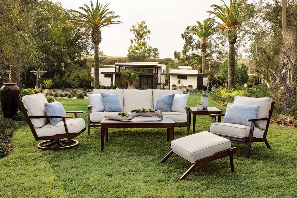 Coronado 3pc Outdoor Swivel Seating Set