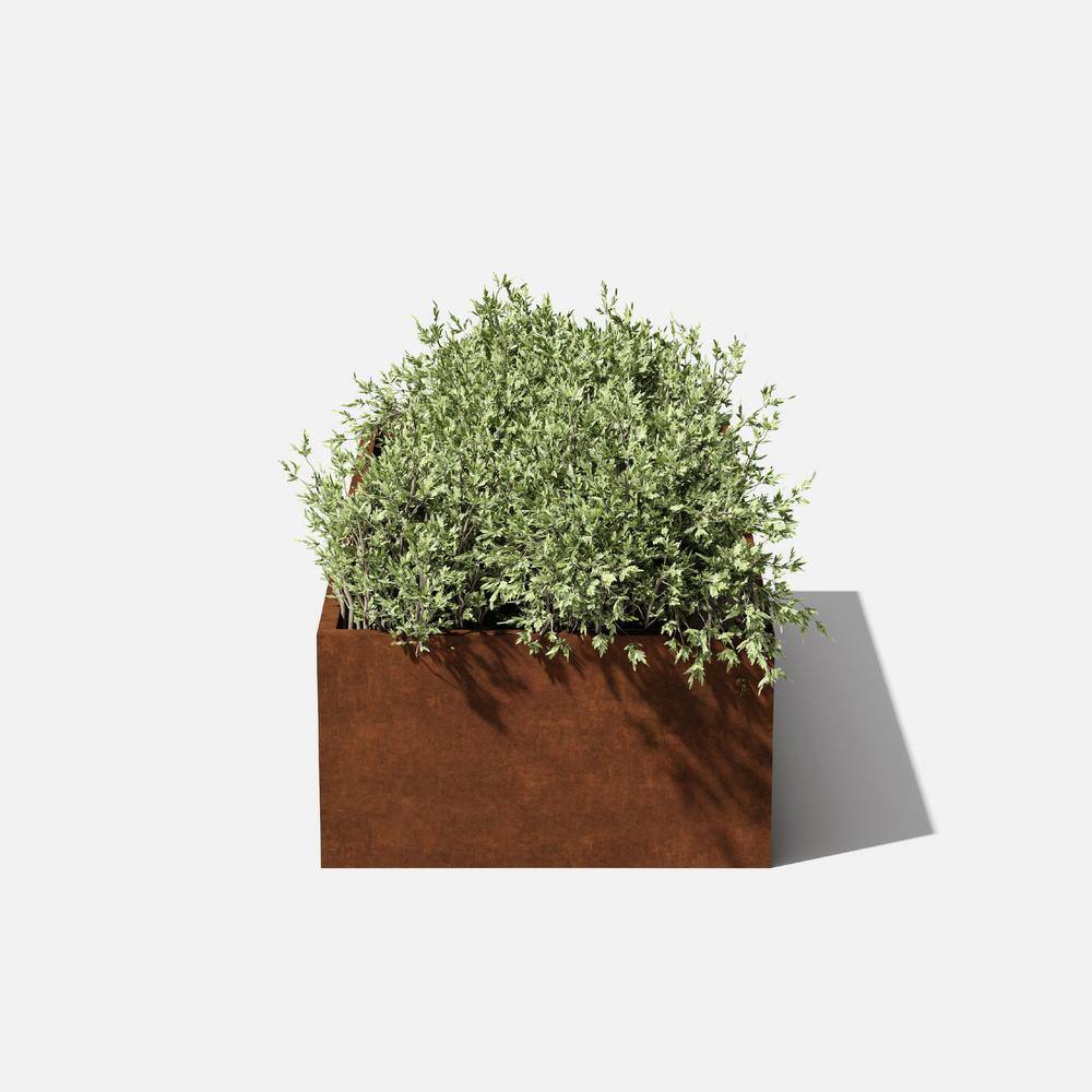 Veradek 2 ft. x 4 ft. Metal Corten Steel Garden Bed GBVRECS