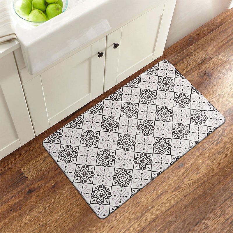 World Rug Gallery Contemporary Tile Anti-Fatigue Mat