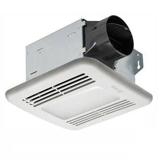 Delta Breez Integrity Series 50 CFM Ceiling Bathroom Exhaust Fan with Dimmable LED Light ENERGY STAR ITG50LED