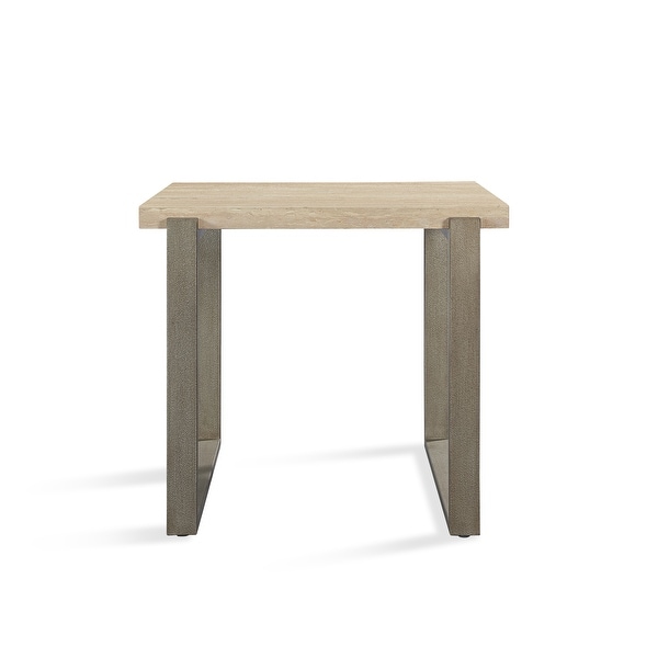 Ariela End Table in Desert Taupe