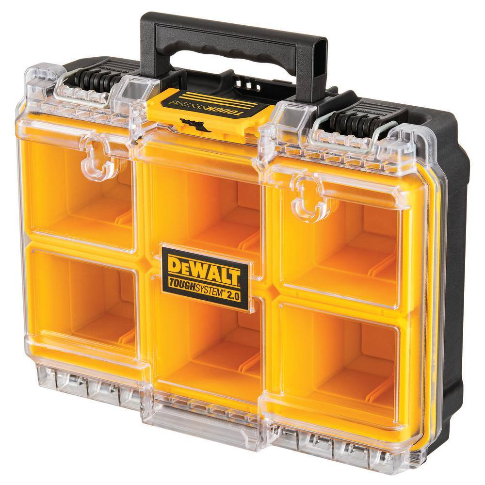 DW TOUGHSYSTEM 2.0 6-Compartment Small Parts Organizer DWST08020