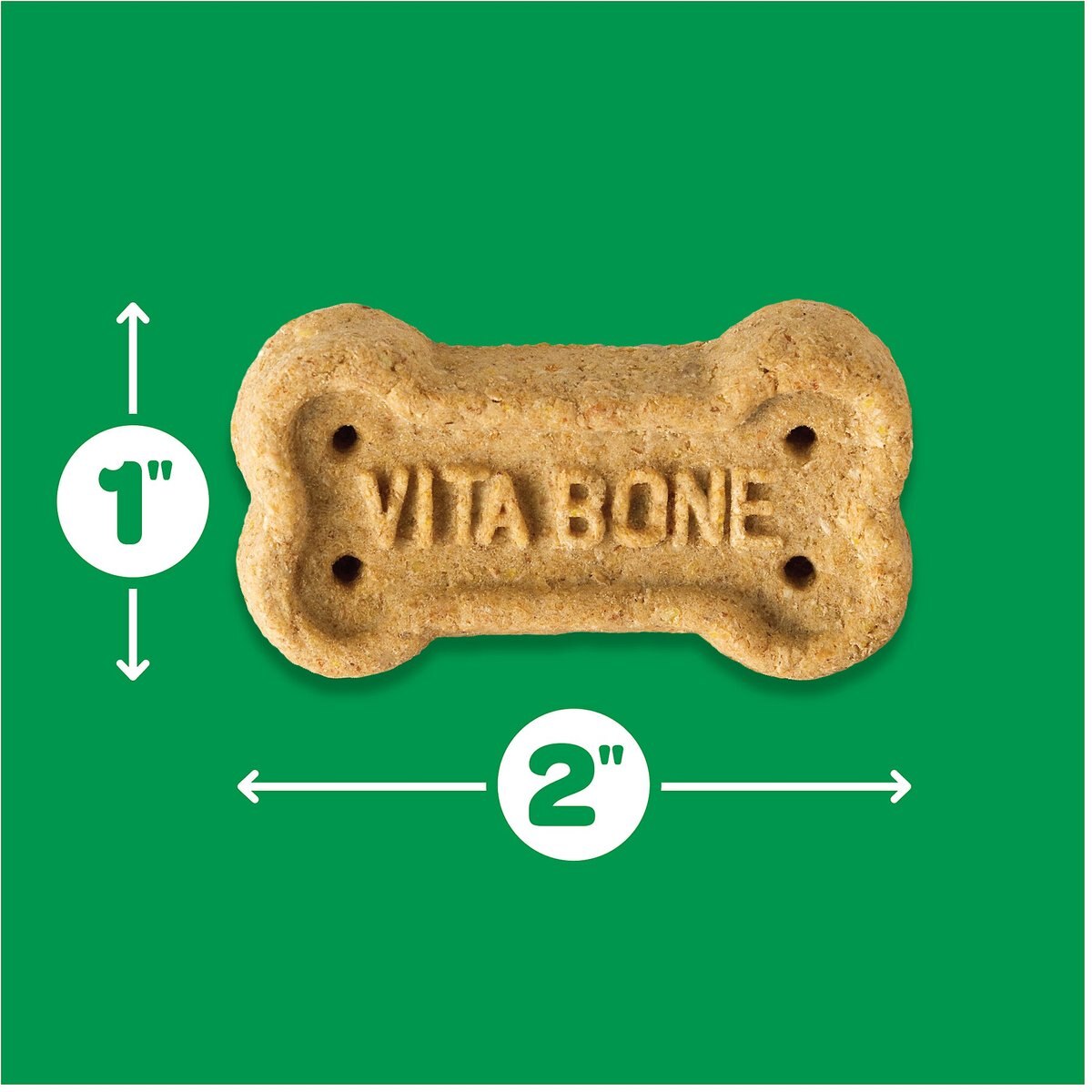 Vita Bone Crunchy Biscuit Small Dog Treats， 24-oz box