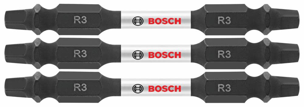 Bosch 3 pc. Impact Tough 2.5 In. Square #3 Double-Ended Bits ITDESQ32503 from Bosch