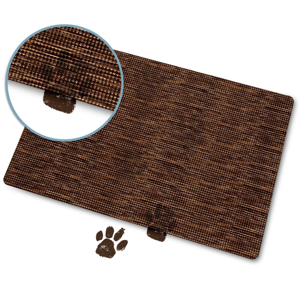 SoHome Smooth Step Houndstooth Machine Washable Utility Mat  24\