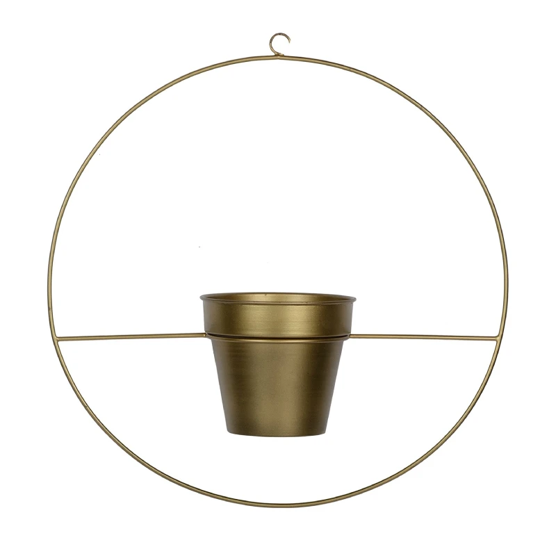 Quality Assured Metal Small Size Hanging Planter Premium Quality Wall Mounted Flower Pots   Planters Supply From India