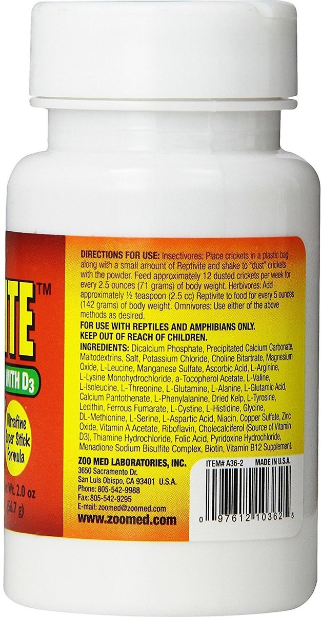 Zoo Med Reptivite with D3 Reptile Vitamin