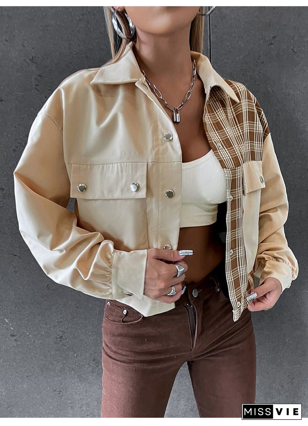 Casual Jacket Jacket Loose Casual Single-breasted Lapel Jacket Women