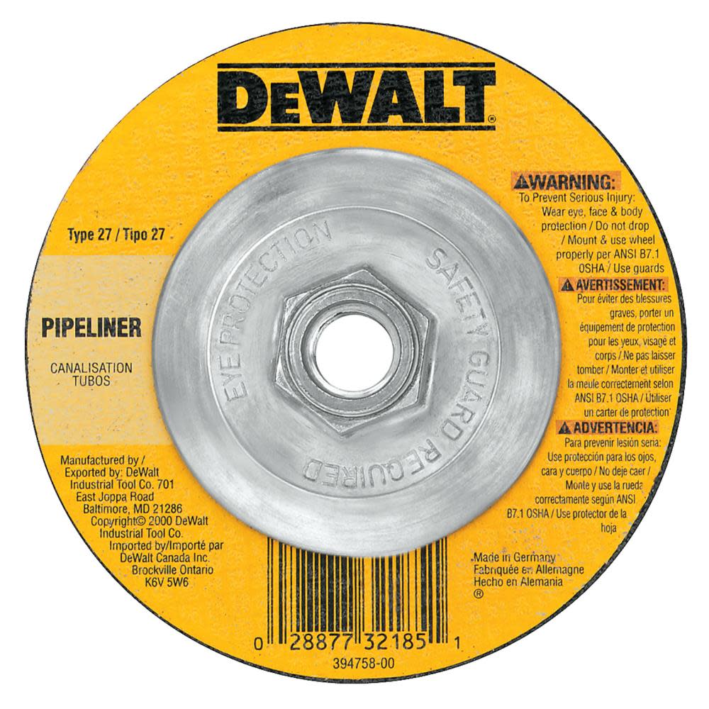 DEWALT 4 In. x .035 In. x 5/8 In. A60T Long Life Wheel DW8724 from DEWALT