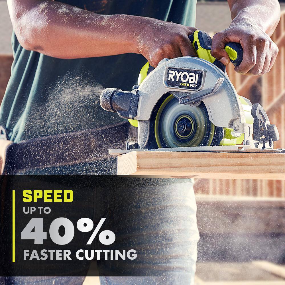 RYOBI ONE+ HP 18V Brushless Cordless 7-14 in. Circular Saw (Tool Only) PBLCS300B