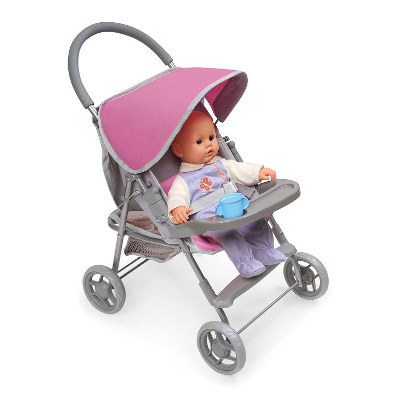 Badger Basket Glide Folding Single Doll Stroller