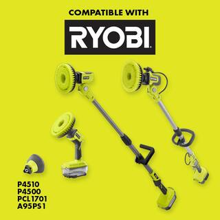 RYOBI 9 in. VORTEX Hard Bristle Brush A95HRB9