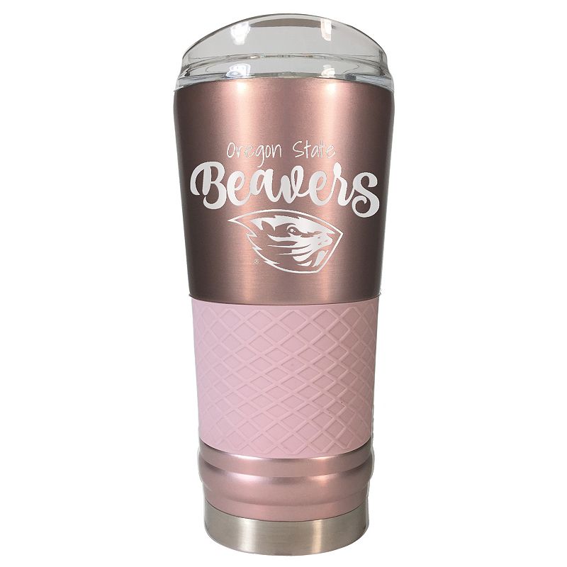 Oregon State Beavers 24-Ounce Draft Rose Gold Tumbler