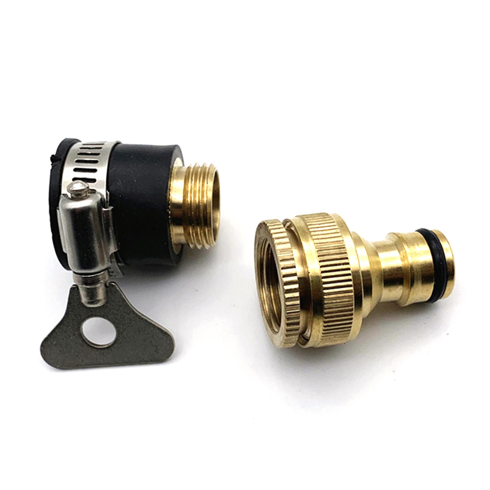 Brass Hose Connector Garden Hose Coupler Quick Connect Fitting