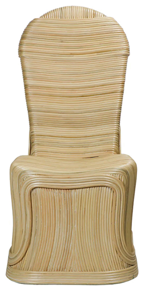 Matthew Izzo Home Parabola Rattan Dining Chair   Tropical   Dining Chairs   by Matthew Izzo  Houzz