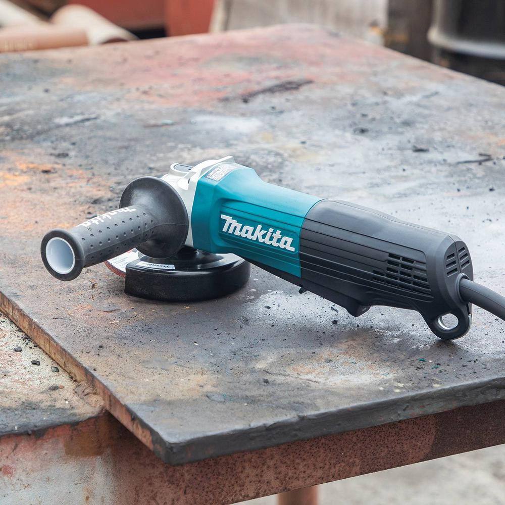 Makita 4-12 in.  5 in. Paddle Switch Angle Grinder GA5052