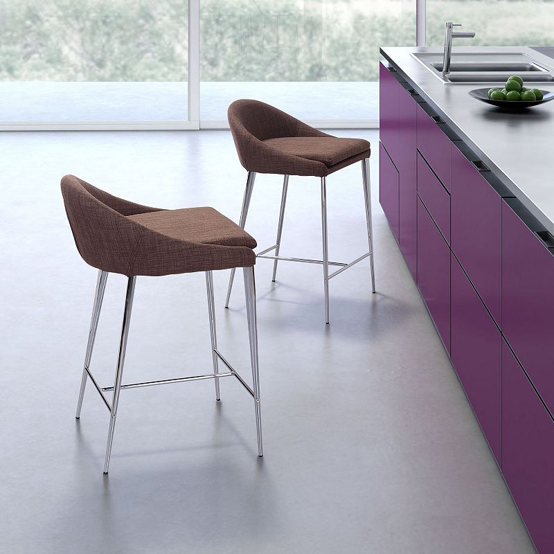 Zuo Modern 2-piece Reykjavik Counter Chair Set