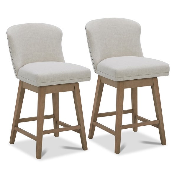 Mia Swivel Counter Stool Set of 2