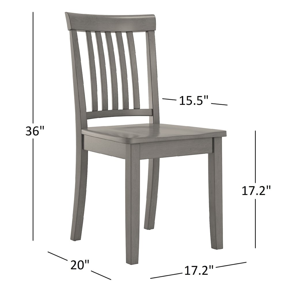 Wilmington II Slat Back Dining Chairs (Set of 2) by iNSPIRE Q Classic