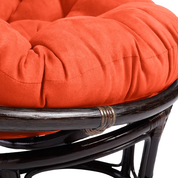 Bali 42-inch Papasan Chair with Microsuede Cushion