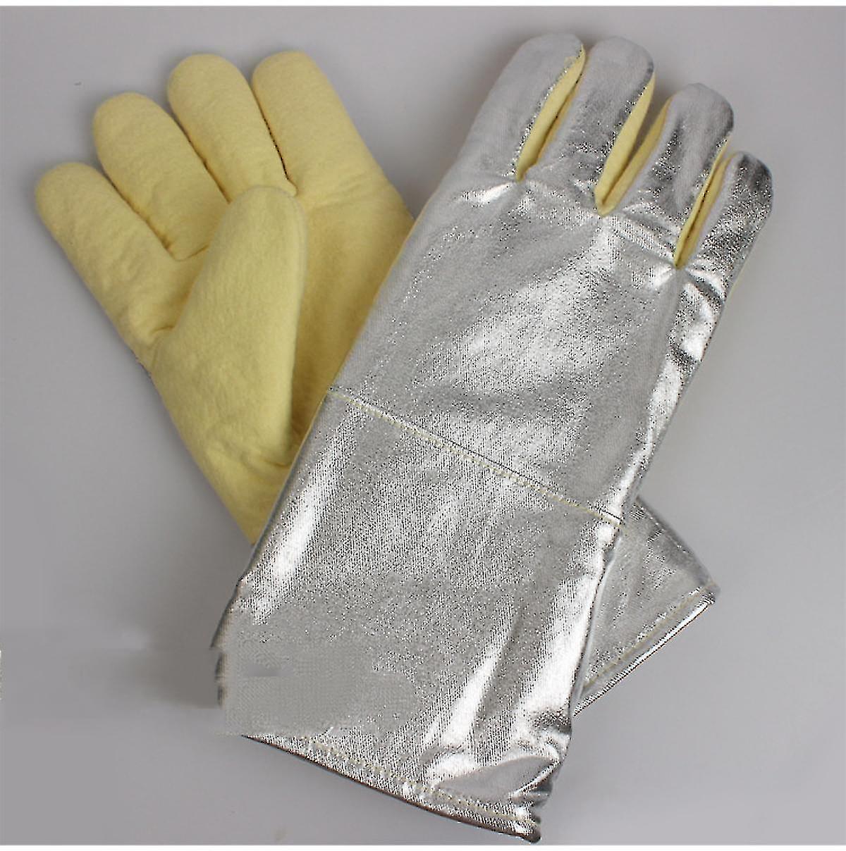 300 Degree High Temperature Resistant Aramid Palm High Temperature Resistant Gloves 300 Degrees 500 Degrees Fire-proof， Anti-scalding， Heat-insulating