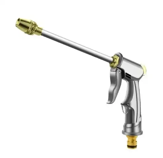 China Factory Supply Wholesale  Aluminum oyCopper plated High Pressure Car Wash Sprayer Gun