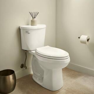 American Standard Reliant 2-piece 1.28 GPF Single Flush Elongated Toilet in White Seat Included 773CA101.020