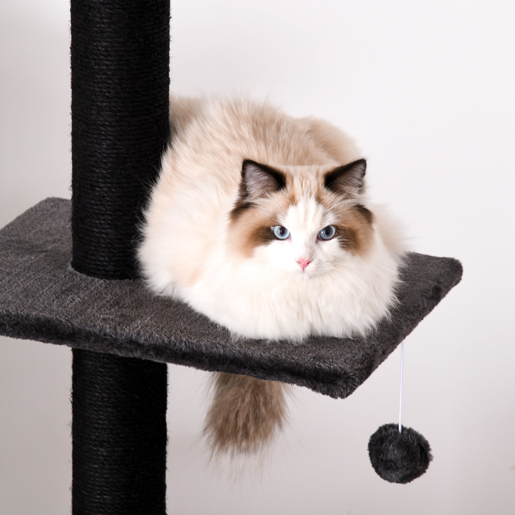 PawHut Cat Tower Multi-level Scratching Post  86.5