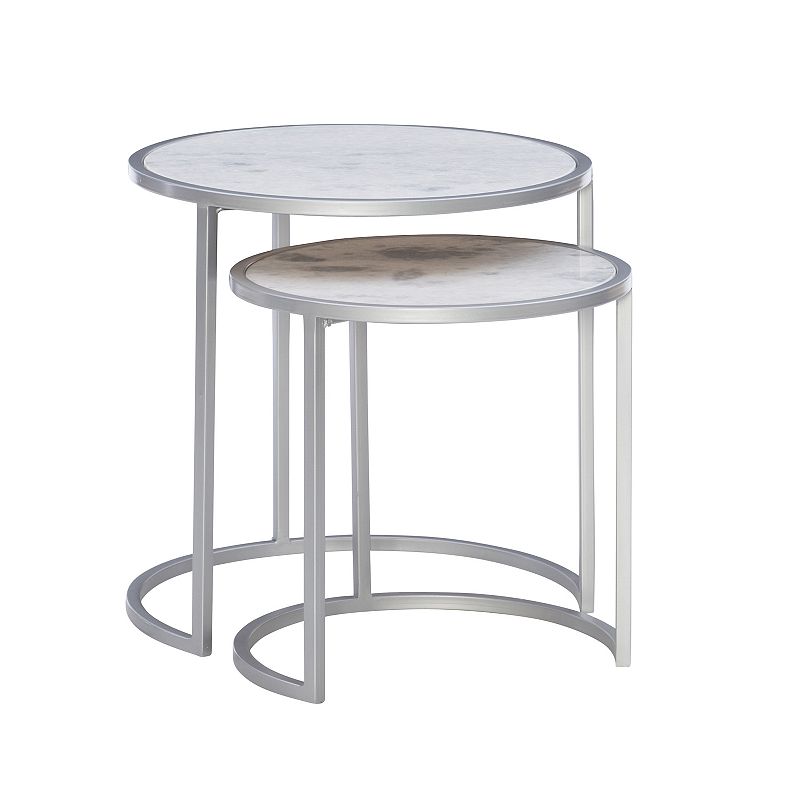 Linon Fraya Nesting End Table 2-piece Set