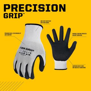 FIRM GRIP Large Precision Grip Work Gloves 63877-050