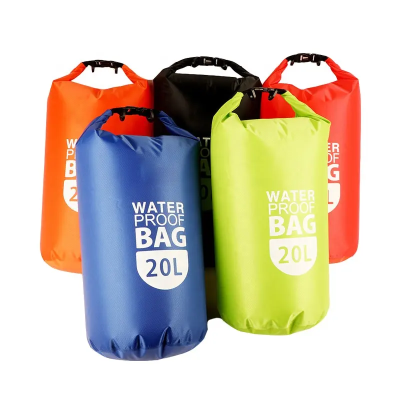 Custom Lightweight Roll Top Waterproof Dry Bag Pvc Sack Storage Pack Beach Gear Dry Bag For Camping Hiking Drafting