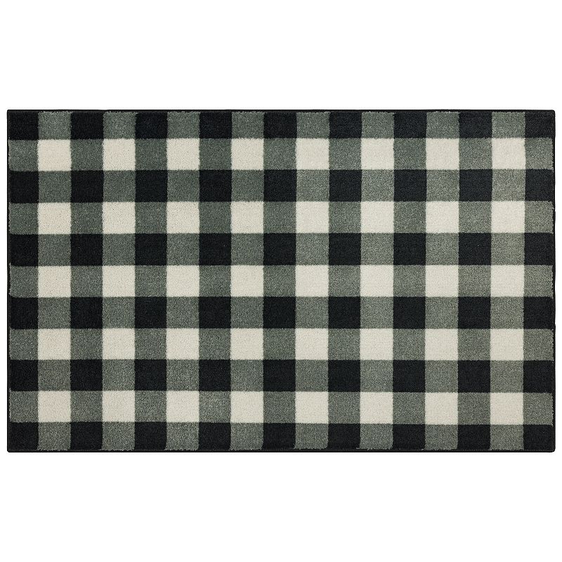 Mohawk® Home Prismatic Black Buffalo Check Rug