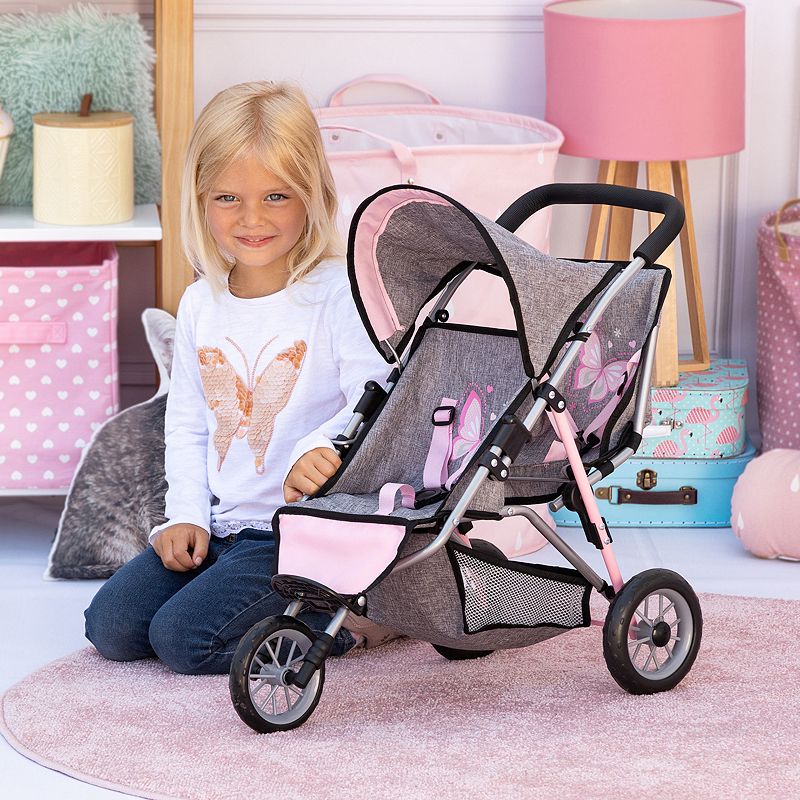 Bayer Dolls Twin 3-Wheel Jogger