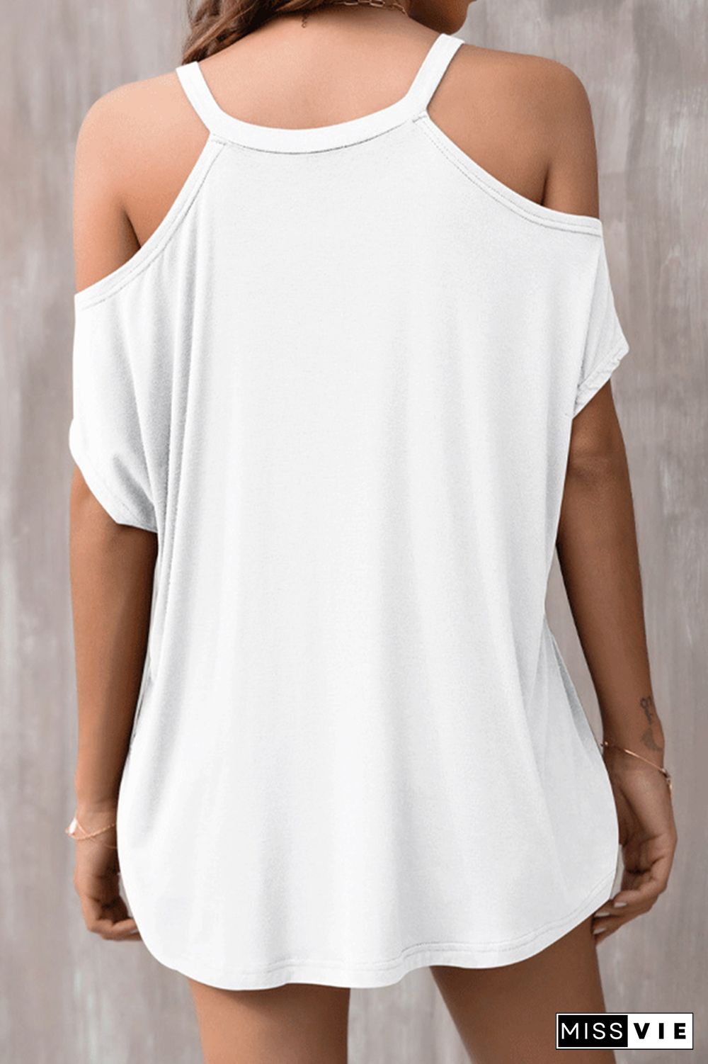 Halter Off Shoulder T-shirts Wholesale