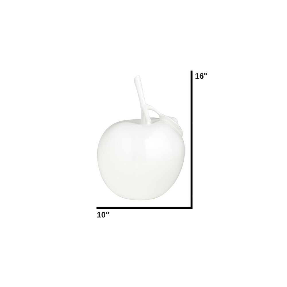 Finesse Decor  Resin Apple Sculpture