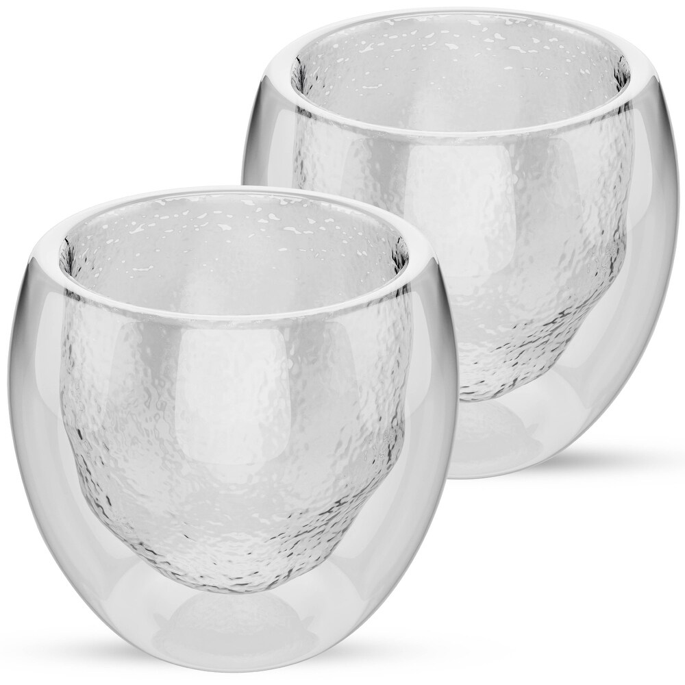 Elle Decor Double Walled Espresso Glasses Set of 2