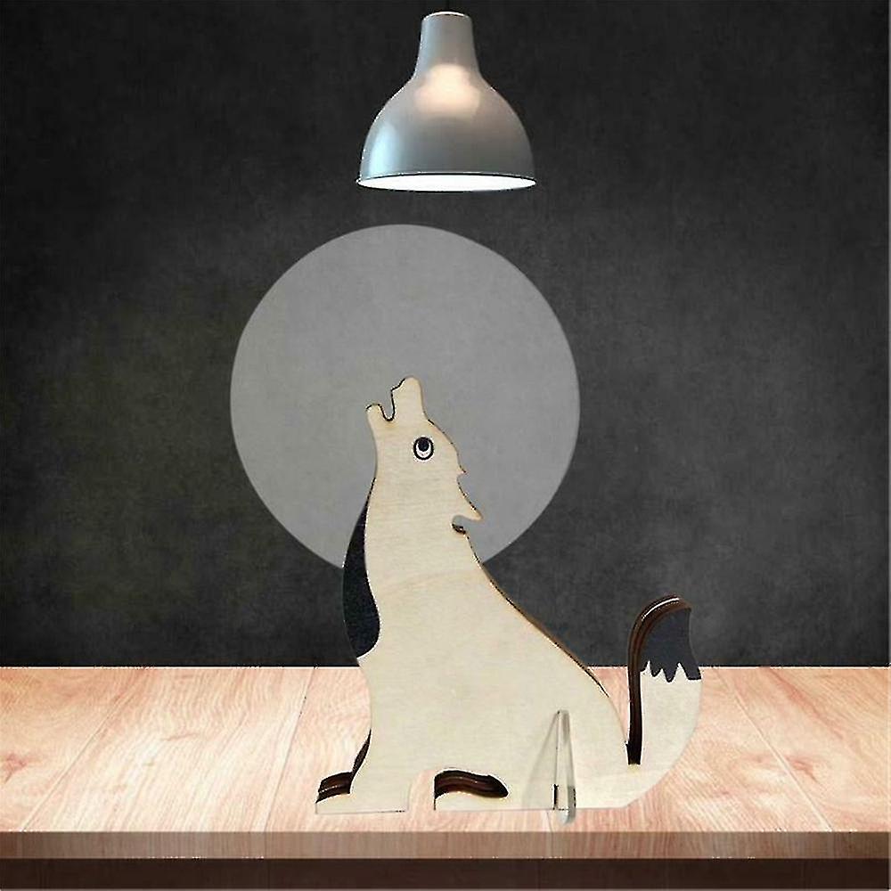 Wooden Animal Lamp Led Atmosphere Table Decor Light For Living Room