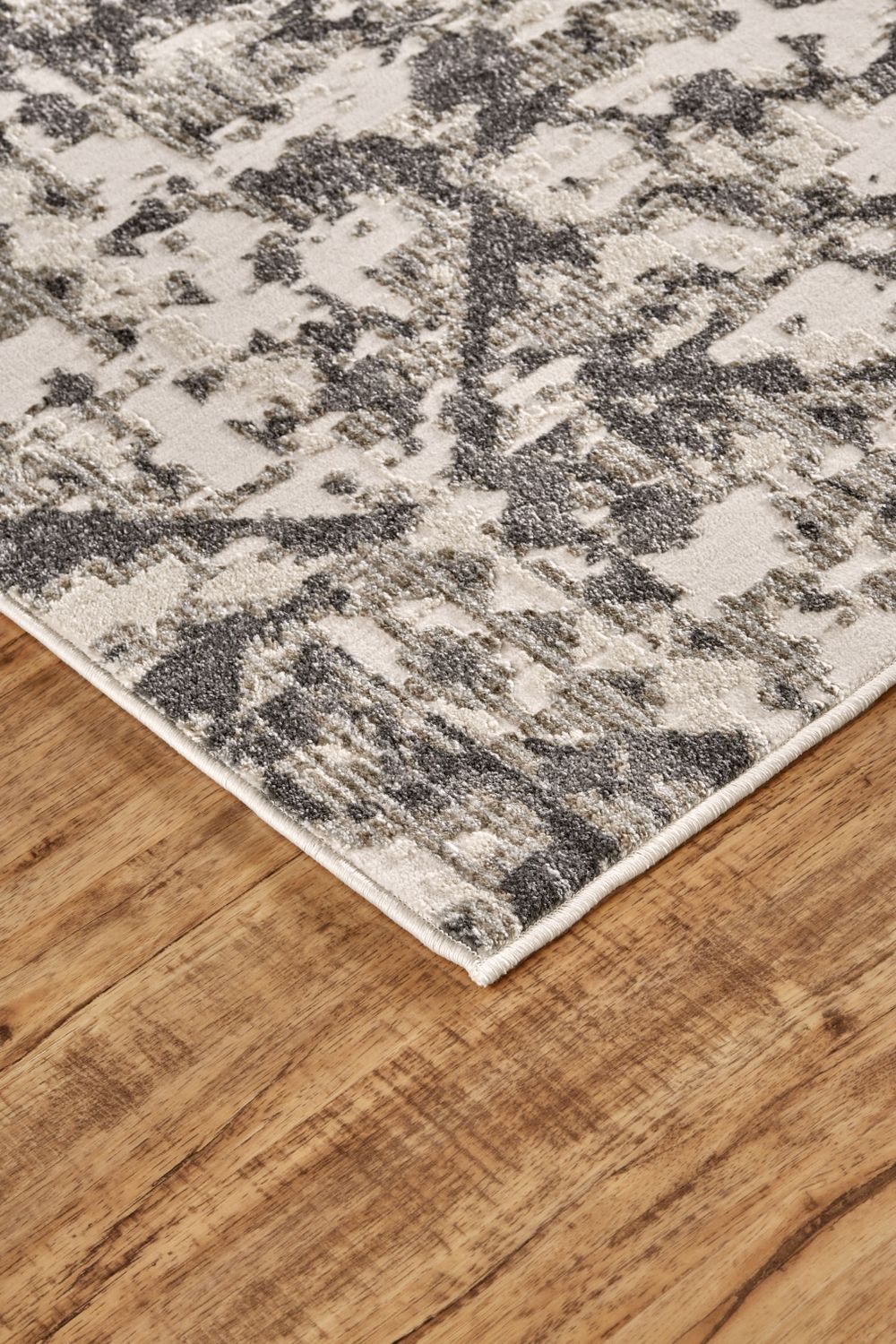 Kiba Gray and Ivory Rug by BD Fine