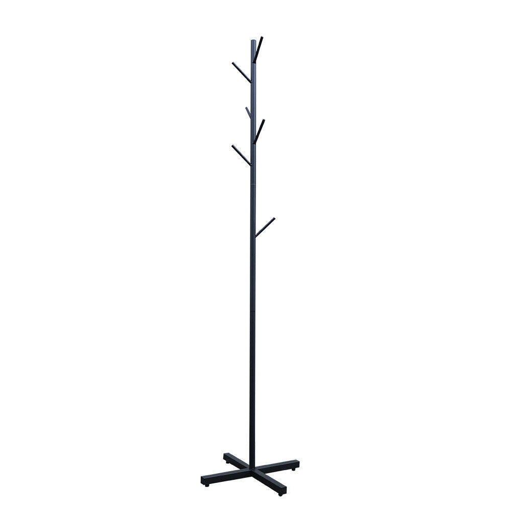 Miumaeov 7-Hook Coat Rack Stand Modern Metal Tree Hat Bag Hanger Home