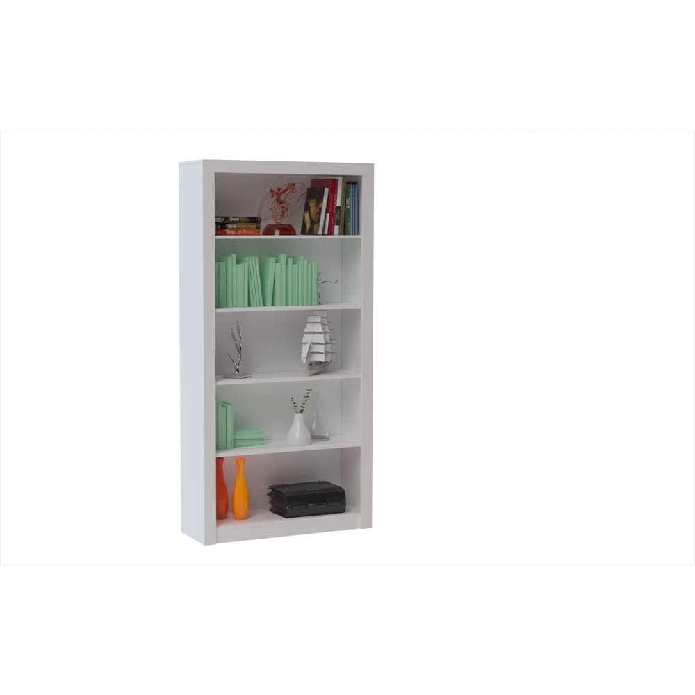 Manhattan Comfort Classic Olinda Bookcase 1.0 with 5 Shelves