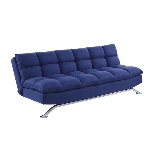 ACME Petokea Adjustable Sofa  Blue Fabric 58255