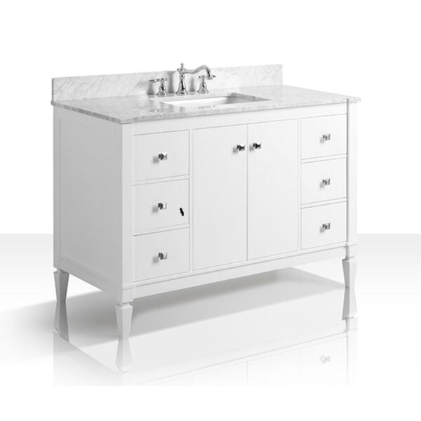 Kayleigh White 48-Inch Vanity Console