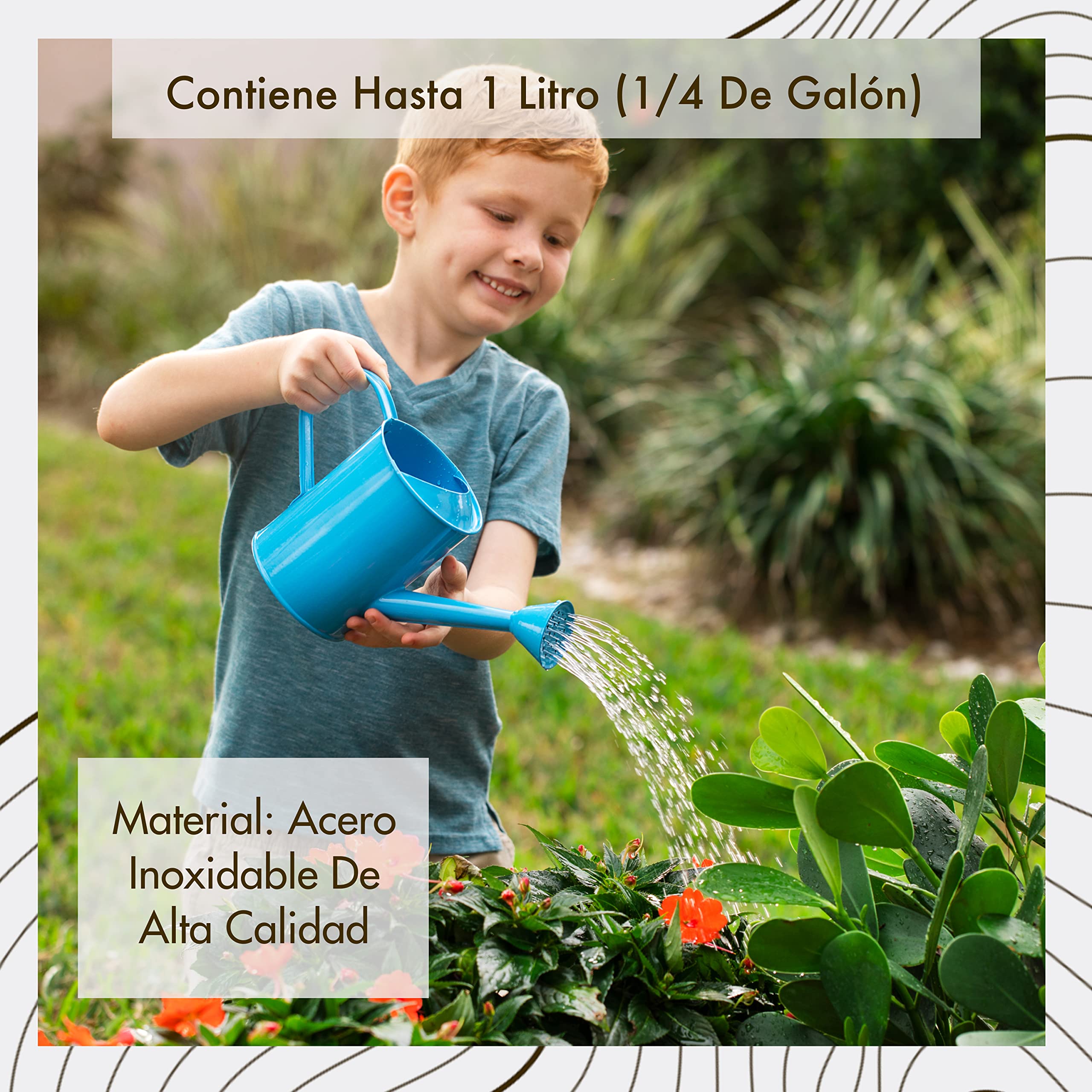 Homarden | Watering Can For Kids - Play Time Or Practical Use - Childs Metal