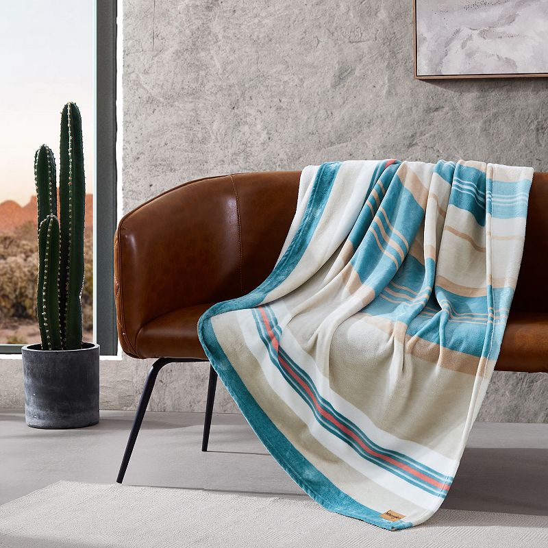 Wrangler Modern Serape Stripe Bed Blanket