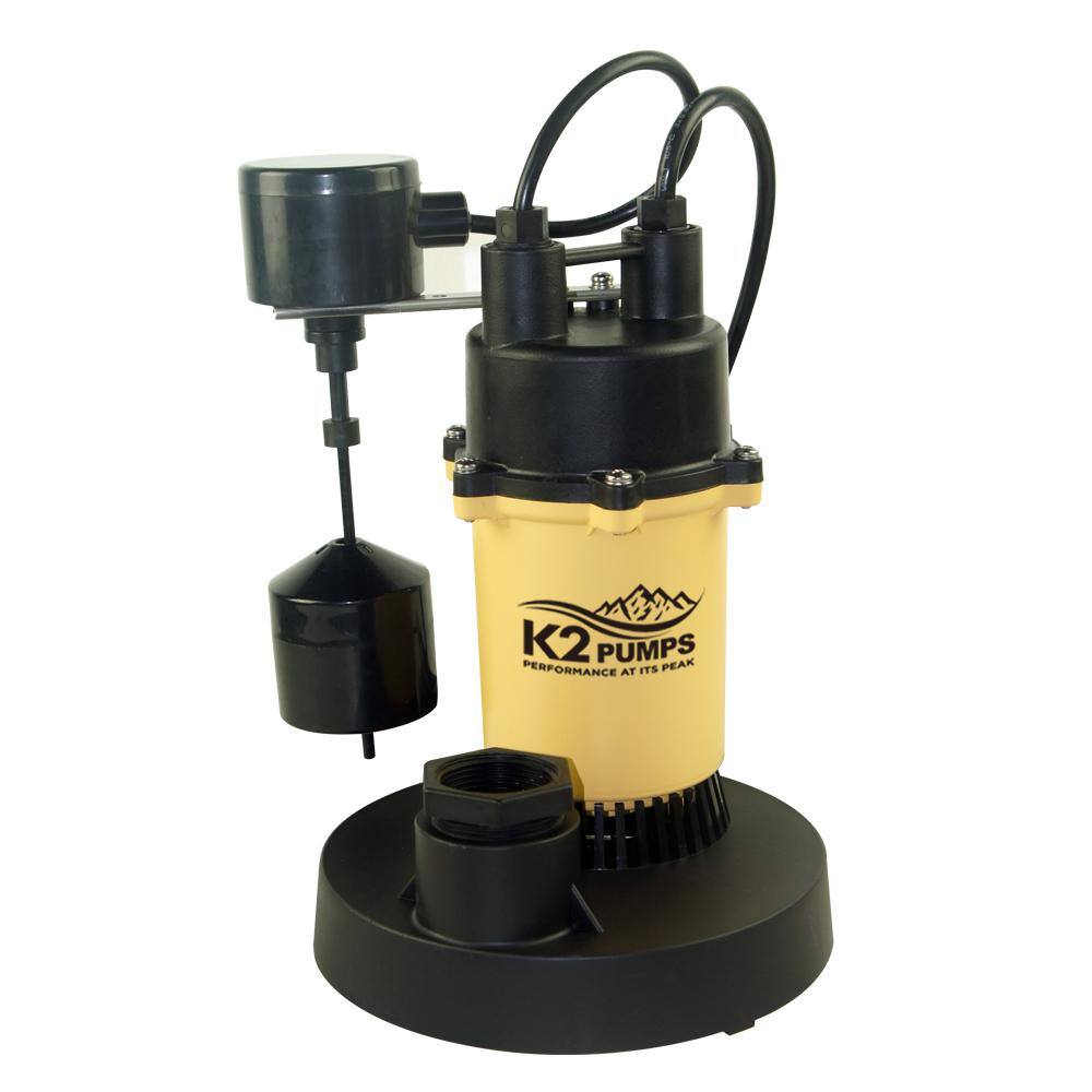 K2 14 HP Submersible Thermoplastic Sump Pump SPA02501VDK