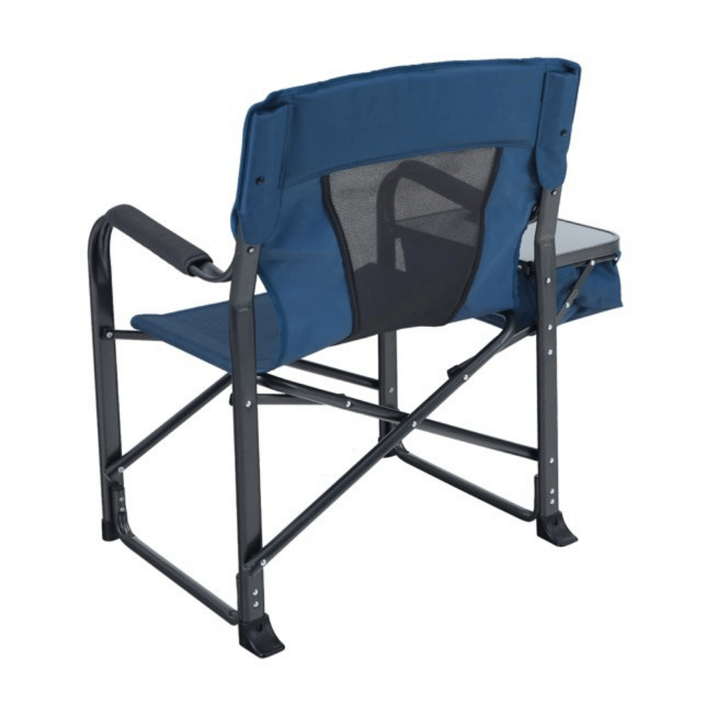 MF Studio Oversized Directors Foldable Camping Chair， with Cooler Bag and Side Table， Supports Up to 400LBS